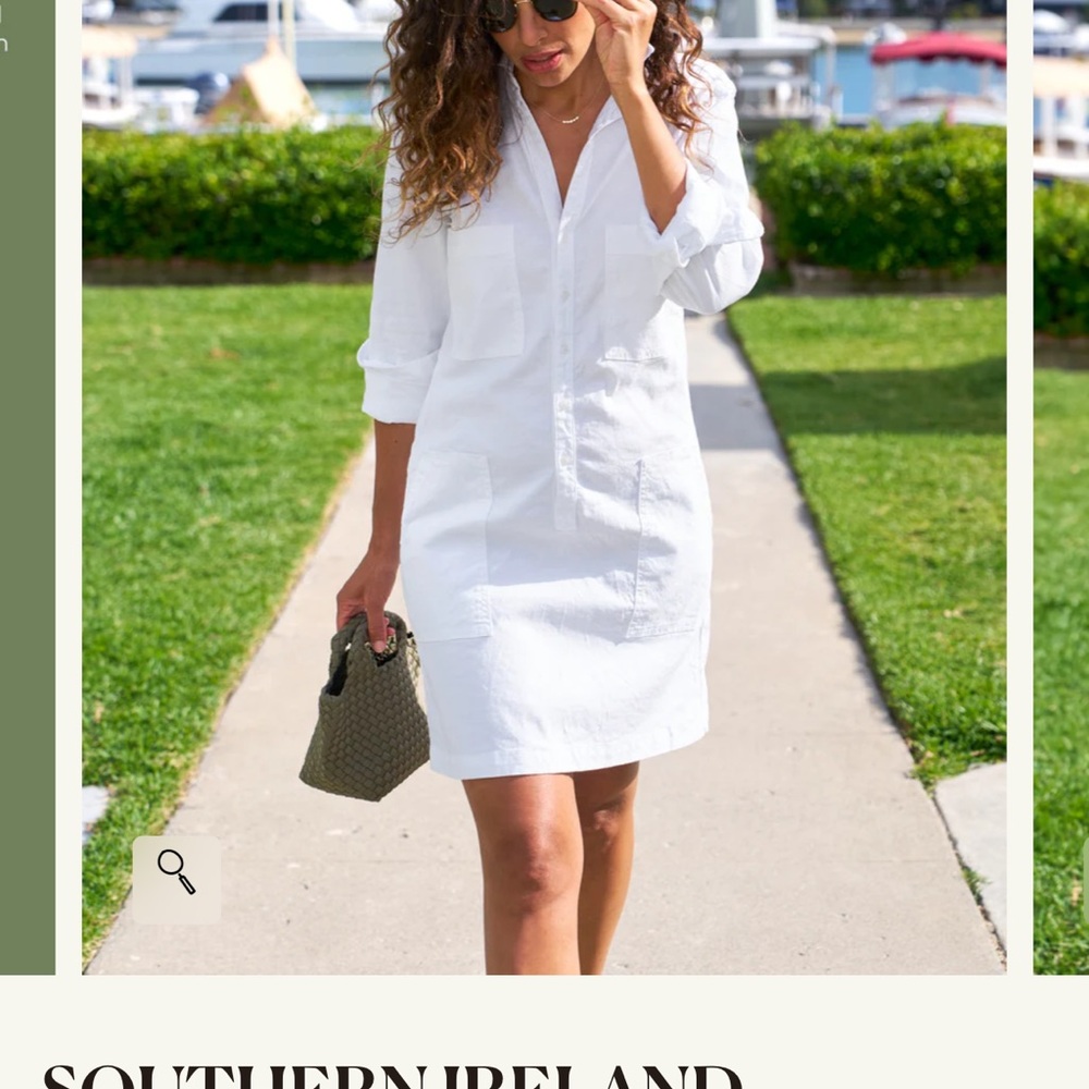 Frank & Eileen White Midi Dress